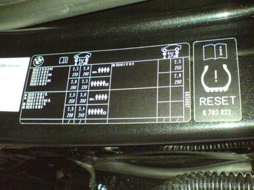 E91-320i-luftdruck