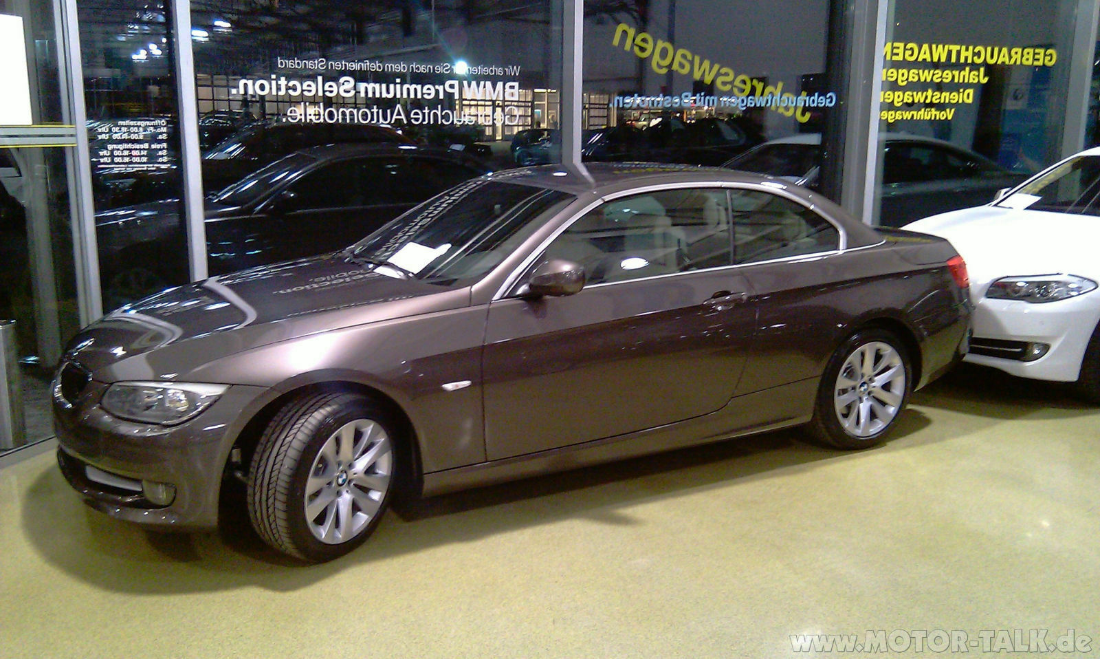 E93 320d havannabraun mit Leder Oyster/schwarz bestellt