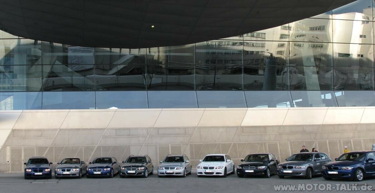 E9X User treffen in der BMW Welt 28.11.09