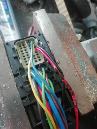 Angeschmortes Kabel