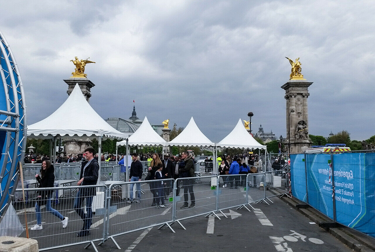 Überschaubarer Besucherandrang: FIA Formel E in Paris