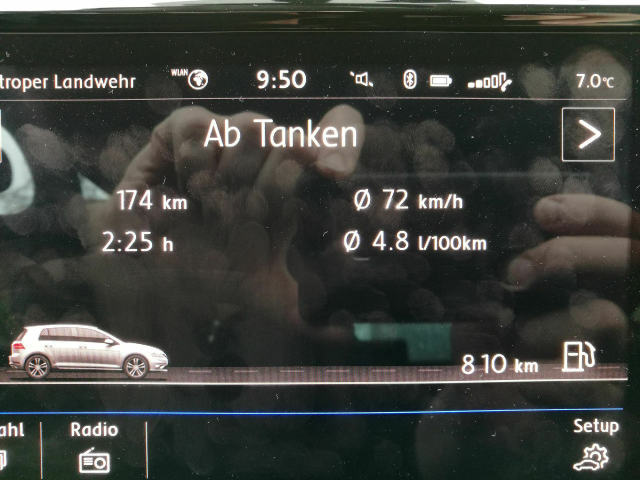 Echter Verbrauch beim G7 mit TSI 150 PS