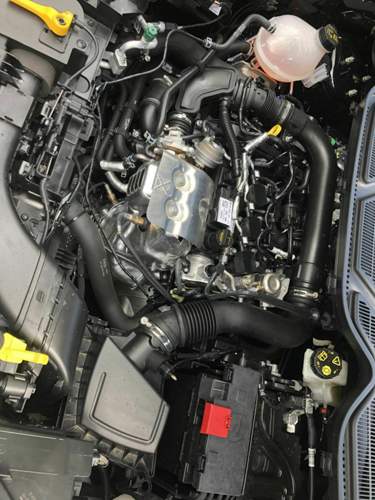 Motor von Oben