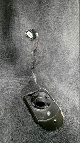 Gaspedal ausgebaut