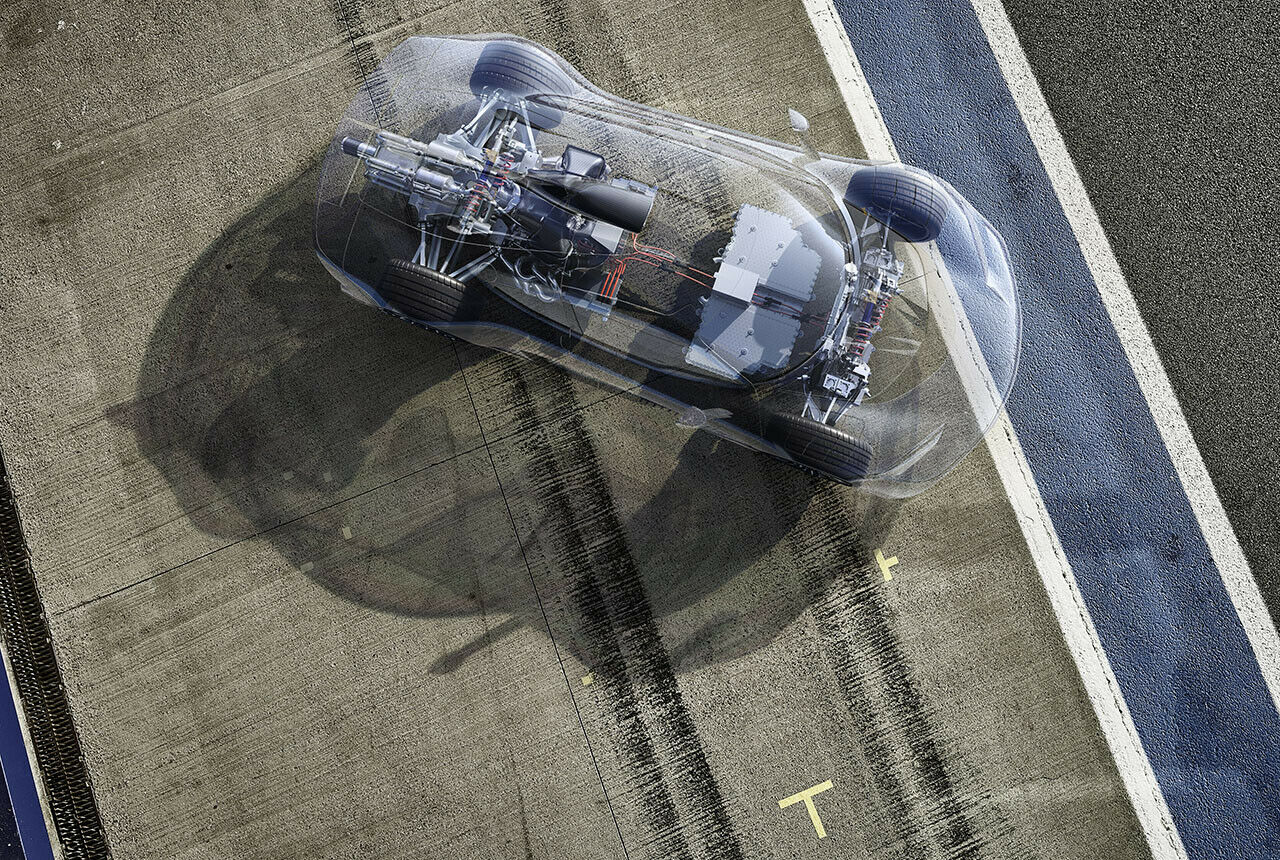 Ein Blick auf die ausgefeilte Technik des Mercedes-AMG Project One