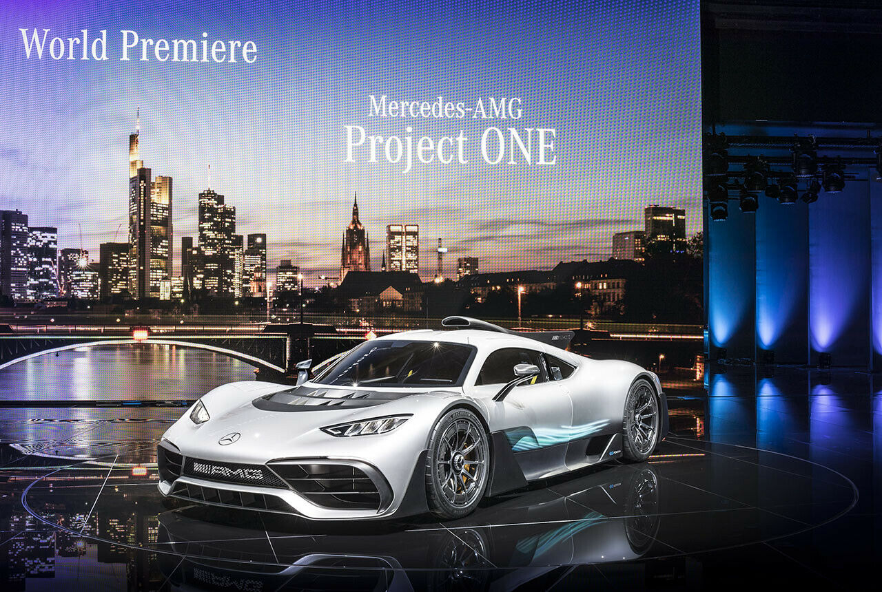 Mercedes-AMG enthüllt das Project One auf der IAA 2017 und macht sich damit selbst ein Geschenk