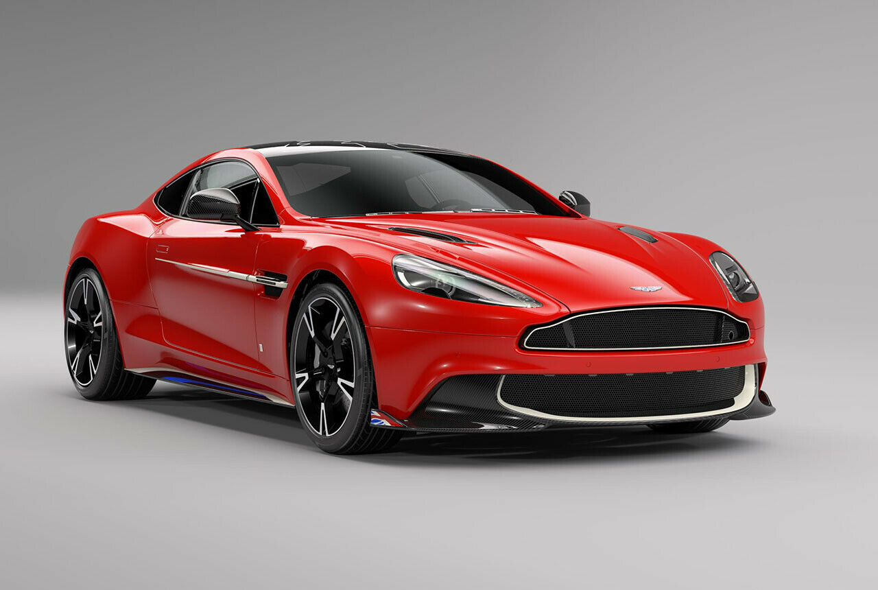 Aston Martin Vanquish S „Red Arrows Edition“: Klar, dass das Sondermodell zu Ehren der Kunstflieger der Royal Air Force knallrot lackiert wird