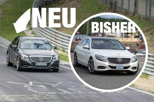Zum Facelift gibt es neue Scheinwerfer und Doppelstreben im Kühlergrill