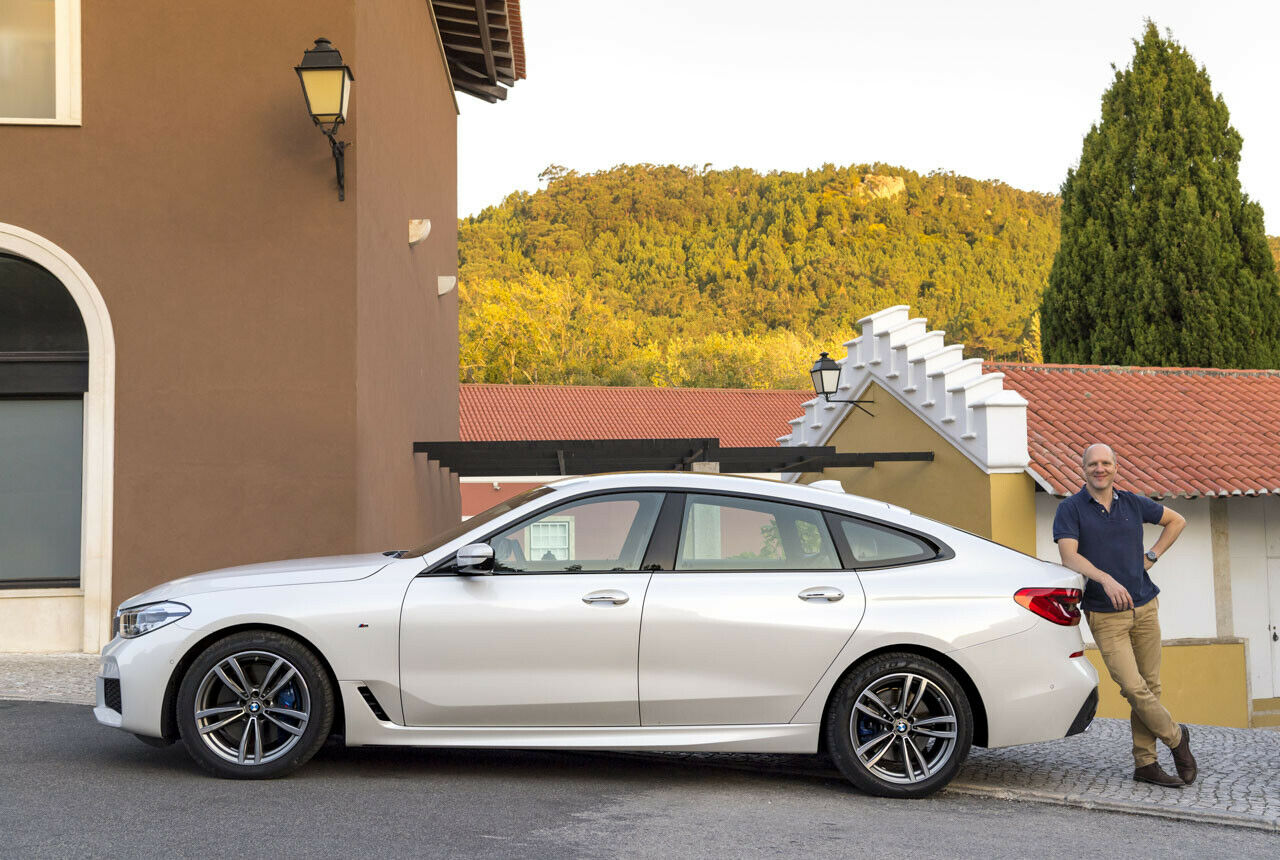 MOTOR-TALK Autor Fabian Hoberg mit dem neuen BMW 6er GT