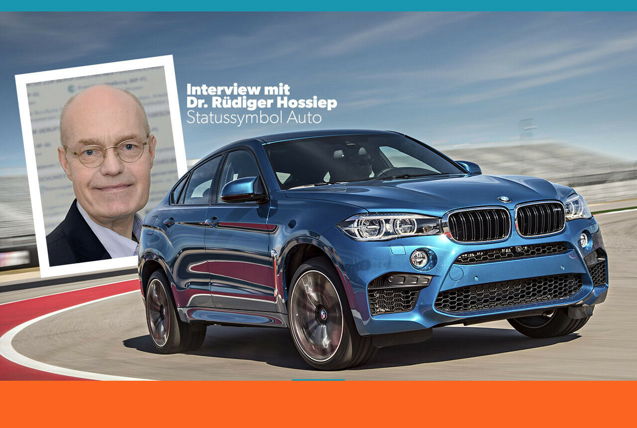 Den BMW X6 findet Rüdiger Hossiep persönlich eher unpraktisch, aber hochinteressant - weil er eine Menge über den Fahrer erzählt