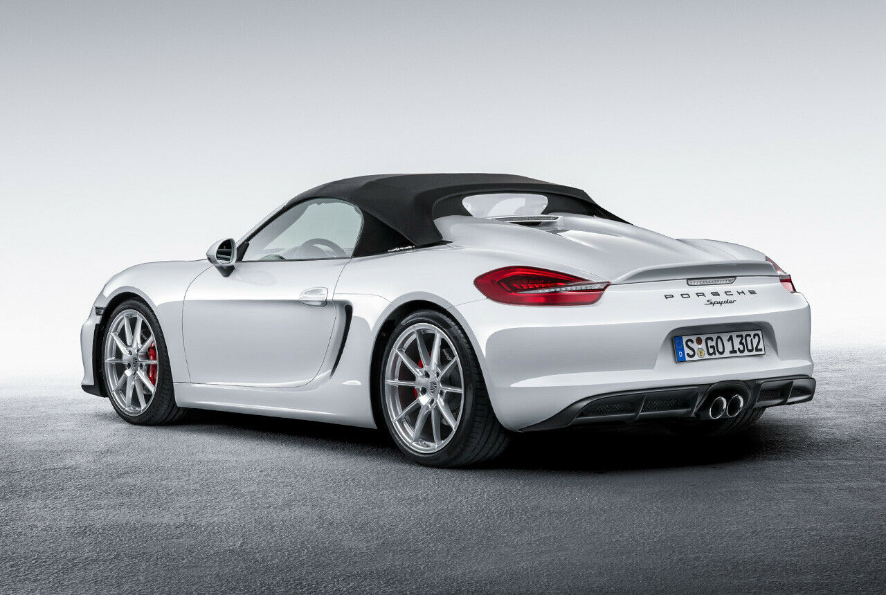 Porsche Boxster Spyder: Heckansicht