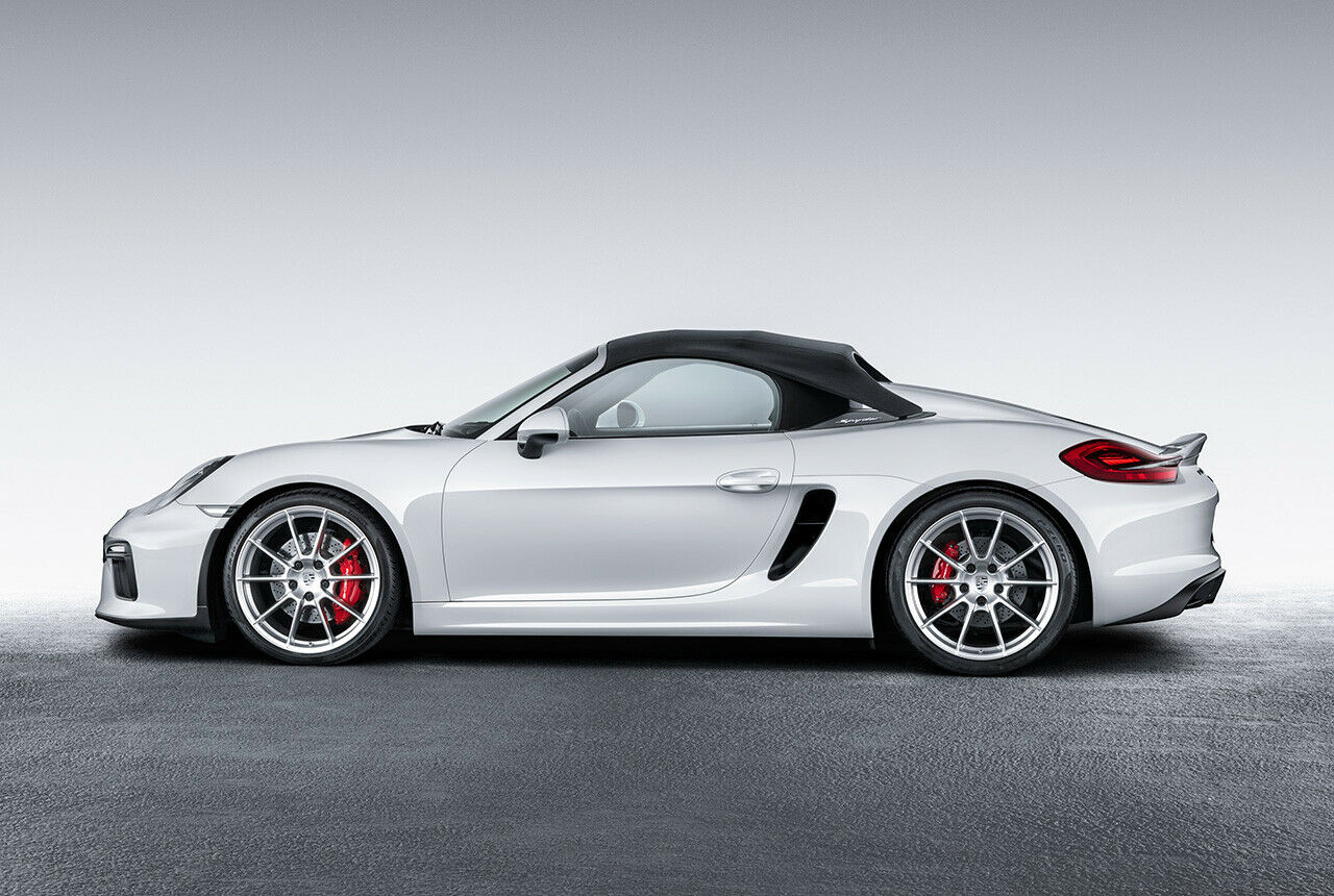 Porsche Boxster Spyder: Seitenansicht