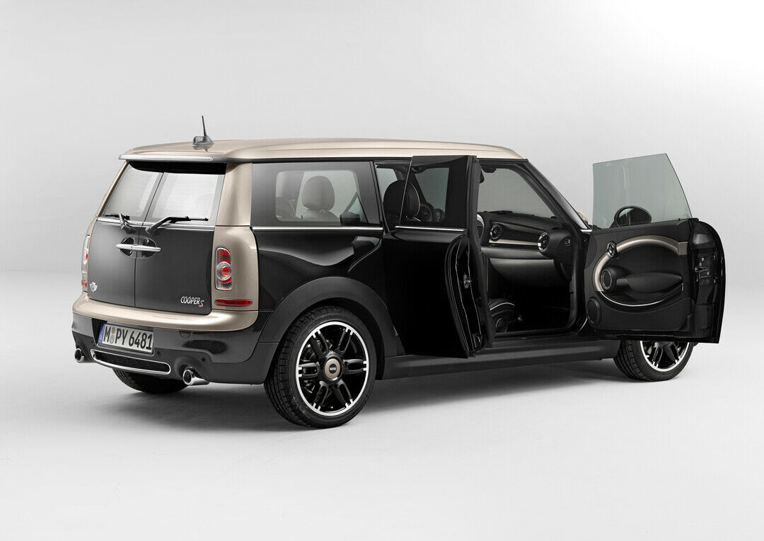 Untypisch unauffällig: Mini lackiert den Clubman Bond Street in schwarz-champagne.