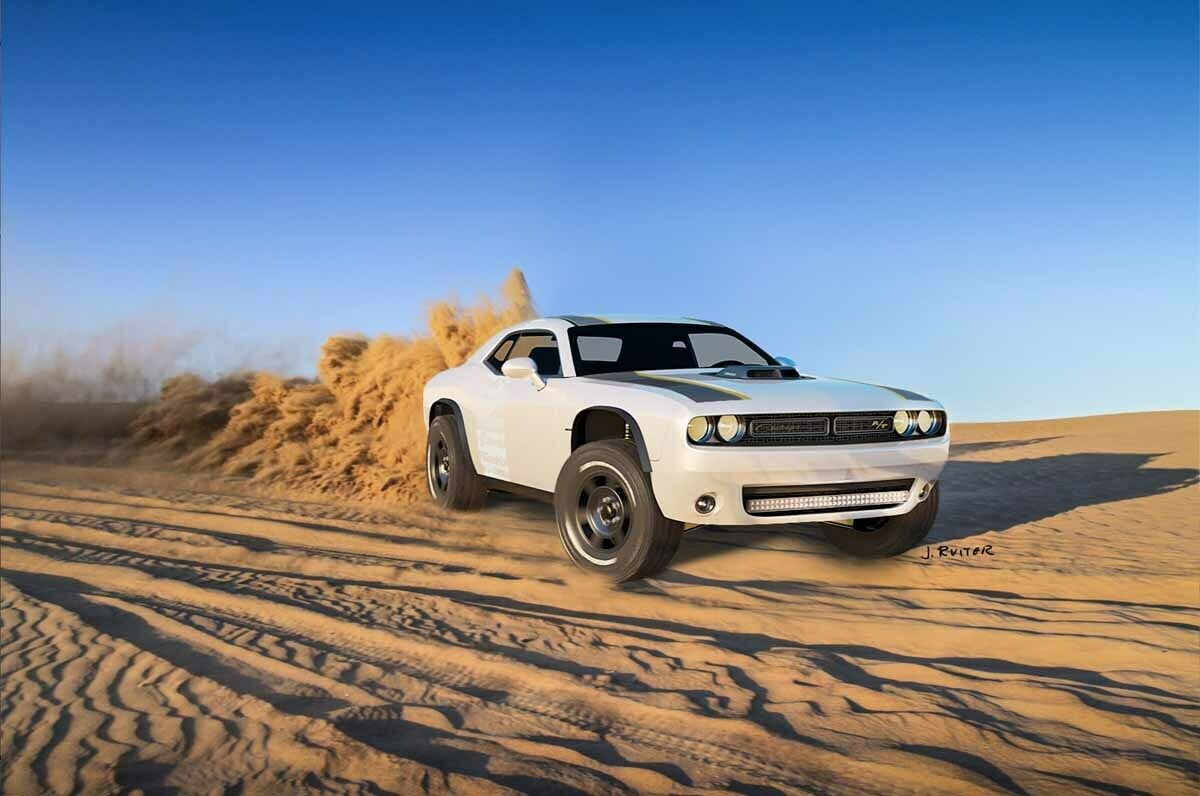 Ein Challenger für die Wüste: Der T/A Untamed Concept ist bisher nur eine Fingerübung eines Grafikers