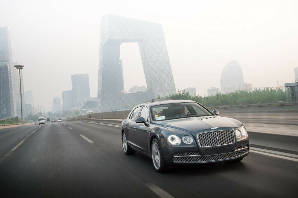 Der neue Bentley Flying Spur in China. Hier verkaufen die Engländer die meisten Modelle.