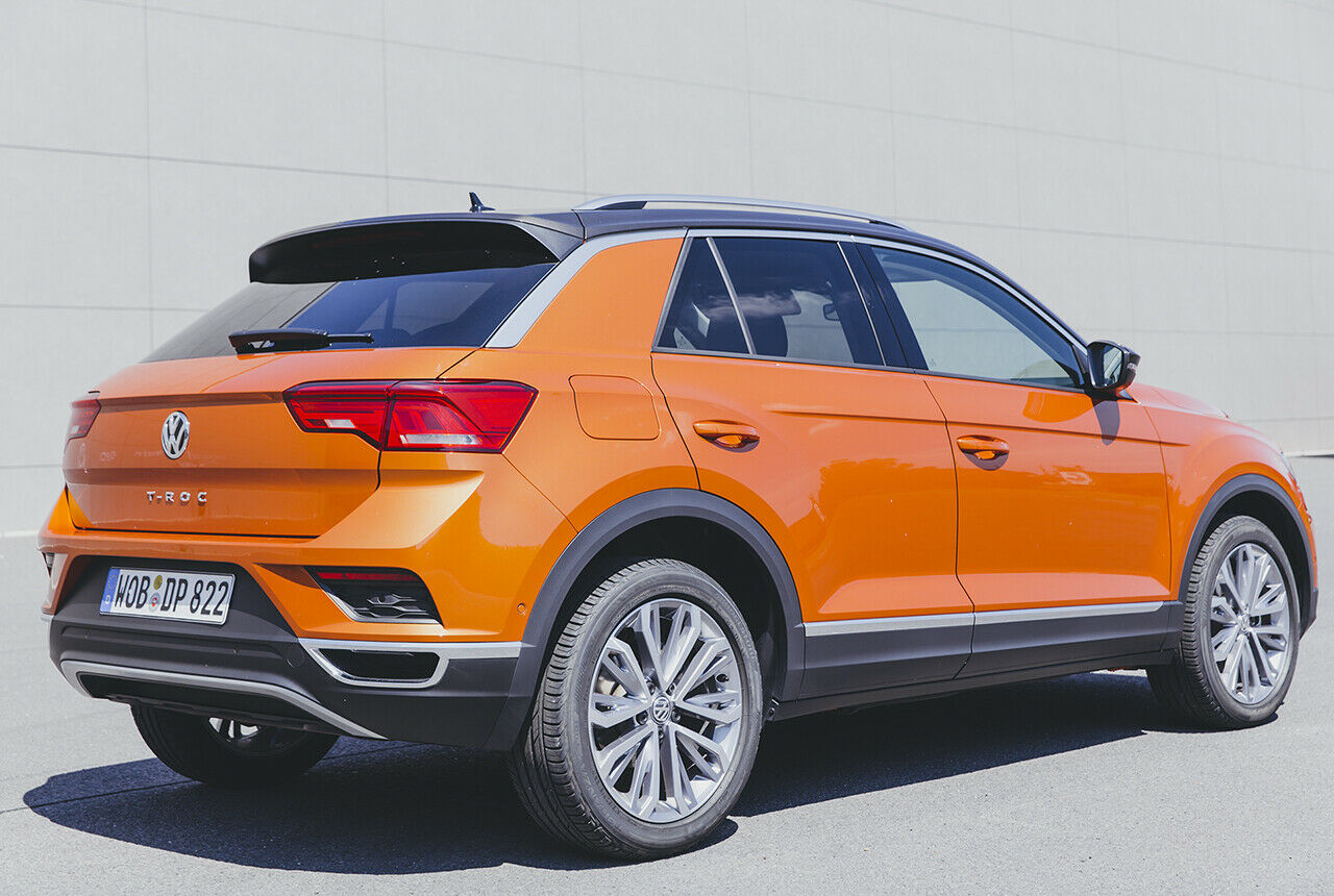 Der T-Roc baut spürbar höher als ein Golf. Man steigt dadurch bequemer ein