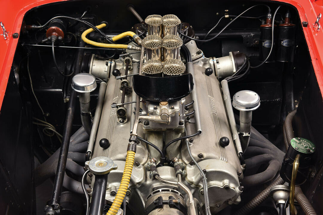 Fangios Ferrari 290 MM von 1956 - Motor