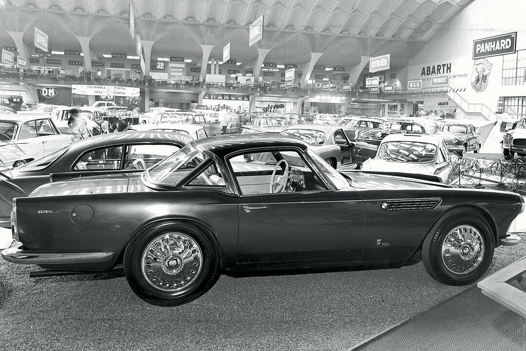 BMW 507 mit Karosserie von Giovanni Michelotti Messe Turin 1959