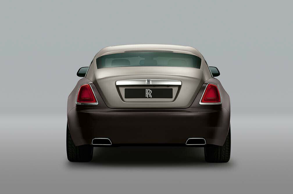 Das Heck des Rolls-Royce Wraith.