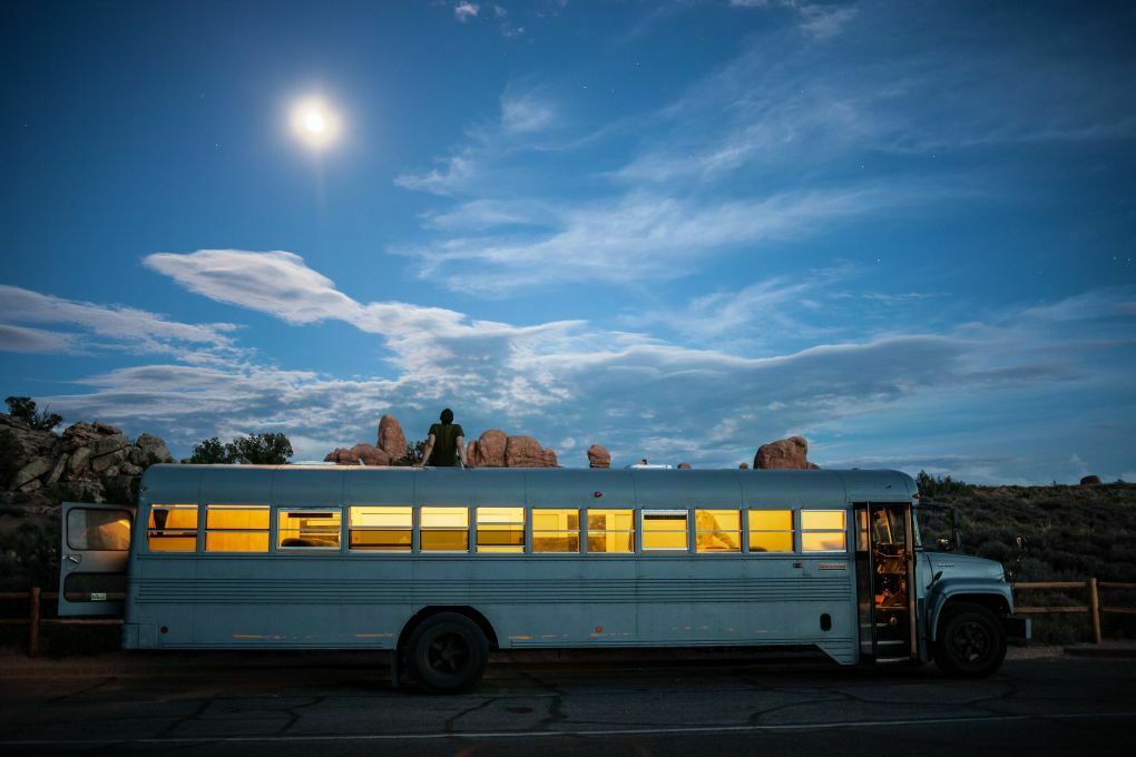 Dieser Bus ist die Abschlussarbeit von Architektur-Student Hank Butitta