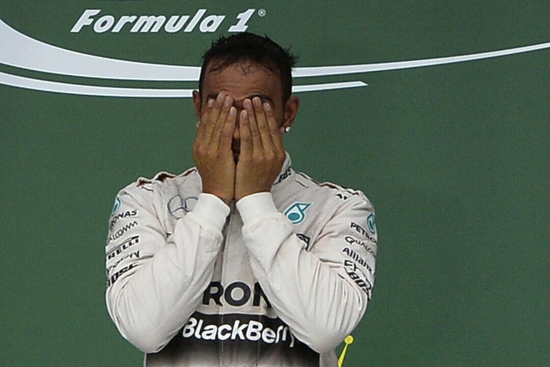 "Das ist der größte Moment in meinem Leben", sagte Lewis Hamilton nach dem Rennen in Austin