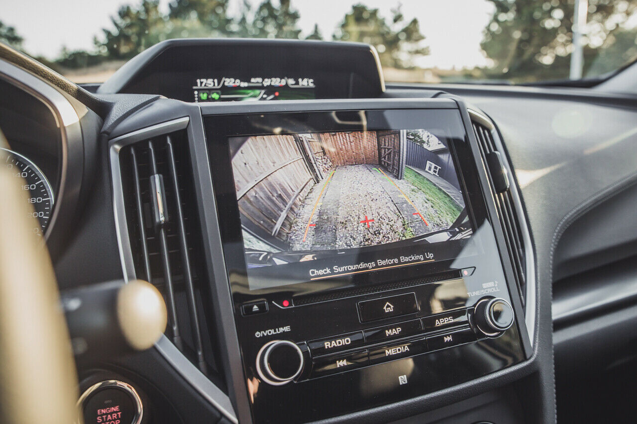 Das Acht-Zoll-Display gehört im Impreza zur Serienausstattung