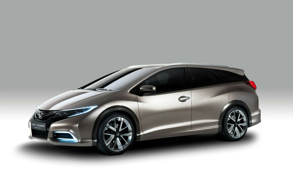 Honda präsentiert in Genf das Civic Tourer Concept. Die Kombi-Studie soll nah am Serienfahrzeug liegen.