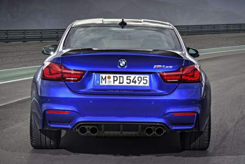 Die Sportabgasanlage stammt vom M4 Competition, der Diffusor vom M4 GTS