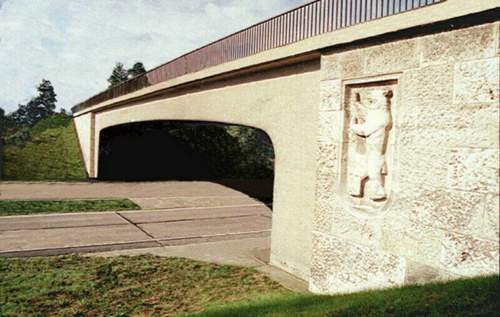 Die Bärenbrücke an der A12 vor der Erneuerung