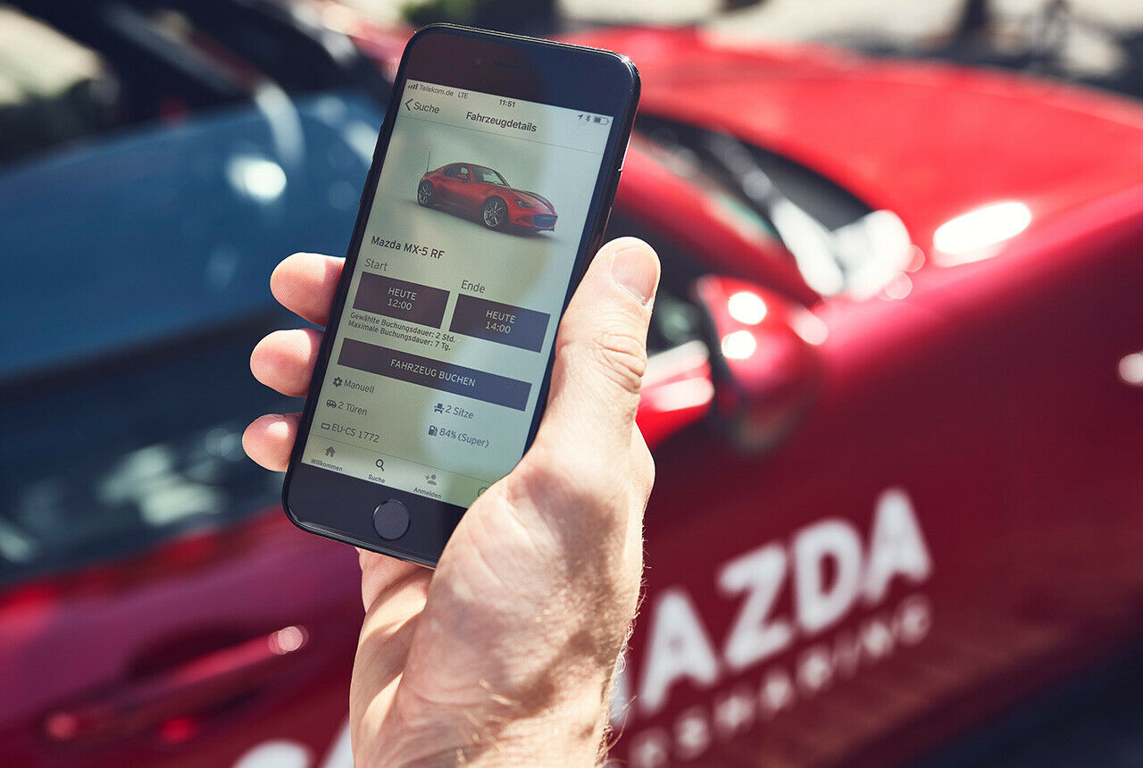 Mazda will ins Carsharing-Geschäft einsteigen. Bis Ende August sollen 850 Fahrzeuge bundesweit zur Verfügung stehen