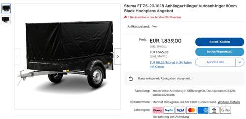 Angebot Heute