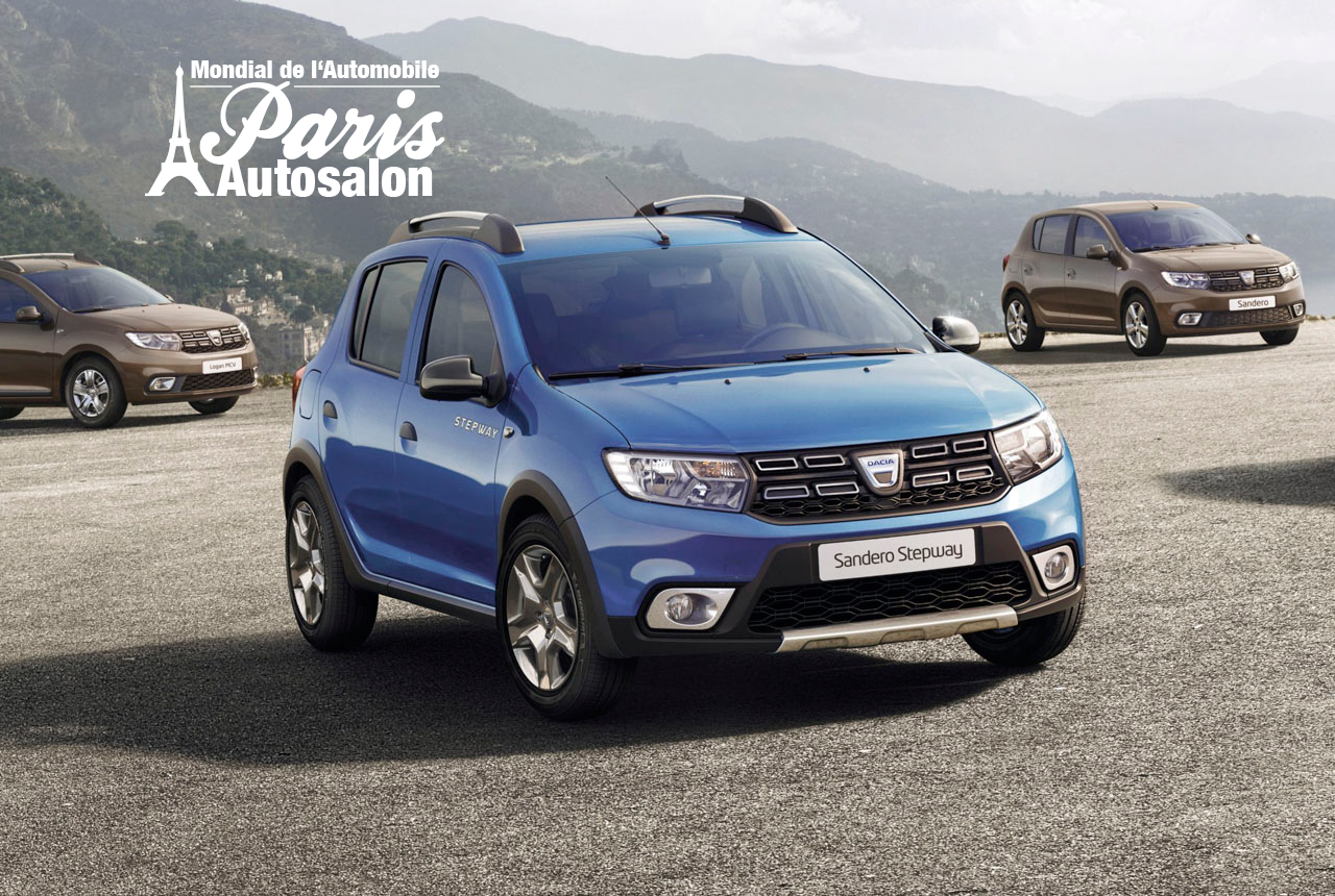 Dacia Sandero Stepway Facelift: In Paris zeigt Dacia geliftete Modelle mit neuem Dreizylinder