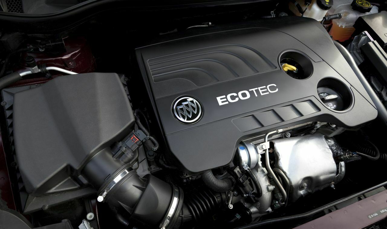 Auch den Opel-Turbobenziner übernimmt Buick, einschließlich der Opel-Bezeichnung "Ecotec"