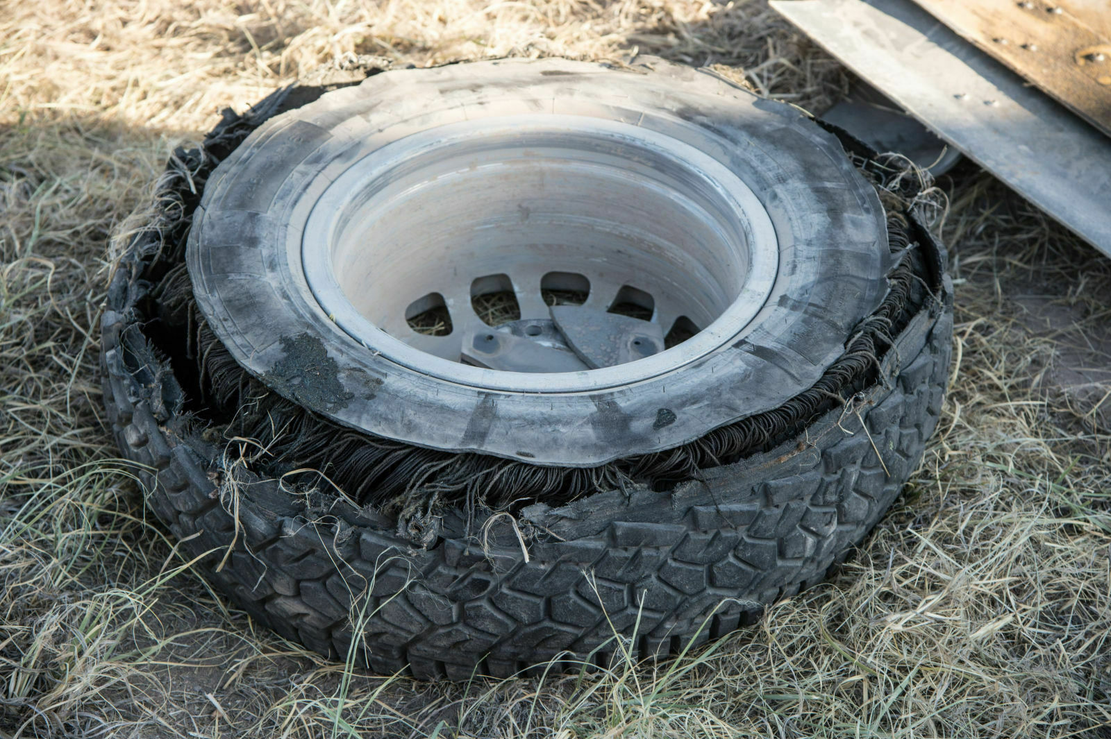 Dieser Reifen zeigt, wie hart die Dakar wirklich ist