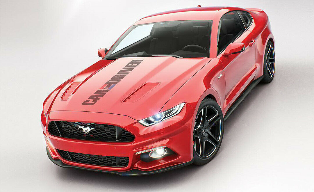 Unter der langen Haube ist genug Platz für einen V8-Motor - dennoch wird es auch einen Vierzylinder geben