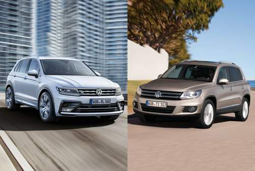 Am Blech ändert VW viel: Der neue Tiguan bekommt hübsche Kanten und eine ganz neue Optik