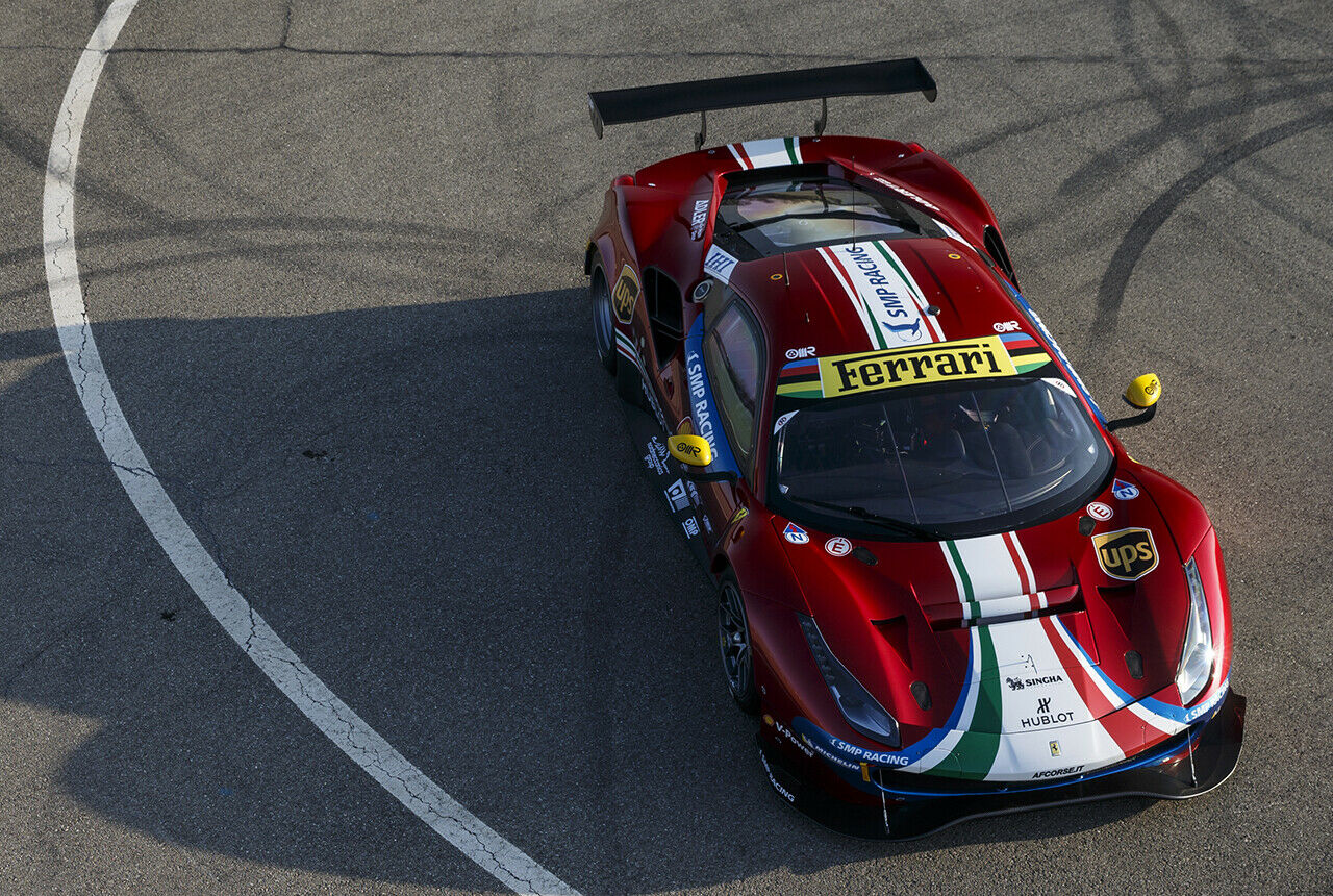 Titelverteidiger in der GTE-Klasse für Profis: Der Ferrari 488