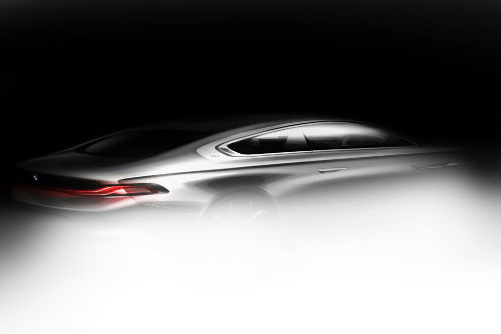Noch zeigt BMW das Pininfarina Gran Lusso Coupé nur teilweise - auf dem Concorso d'Eleganza am Comer See gibt es dann alles zu sehen