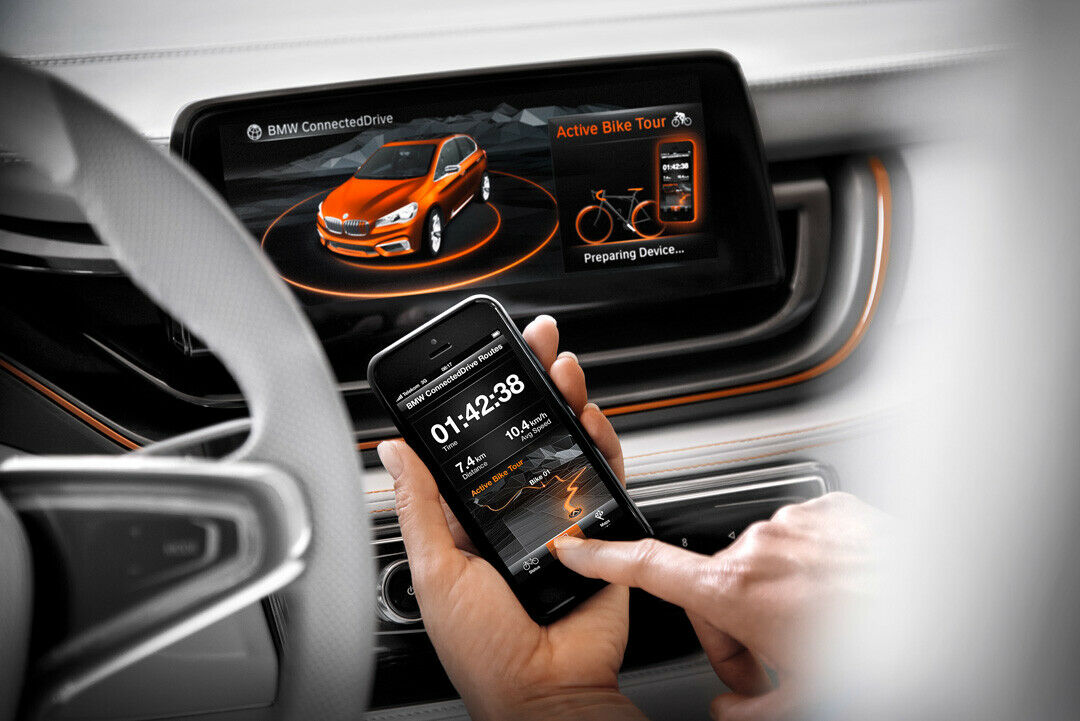 Das Navigationssystem der Studie hat spezielle Features für Radfahrer