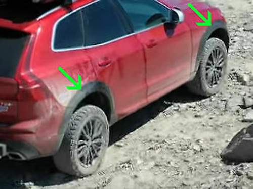 Xc60-radlaufverbreiterungen