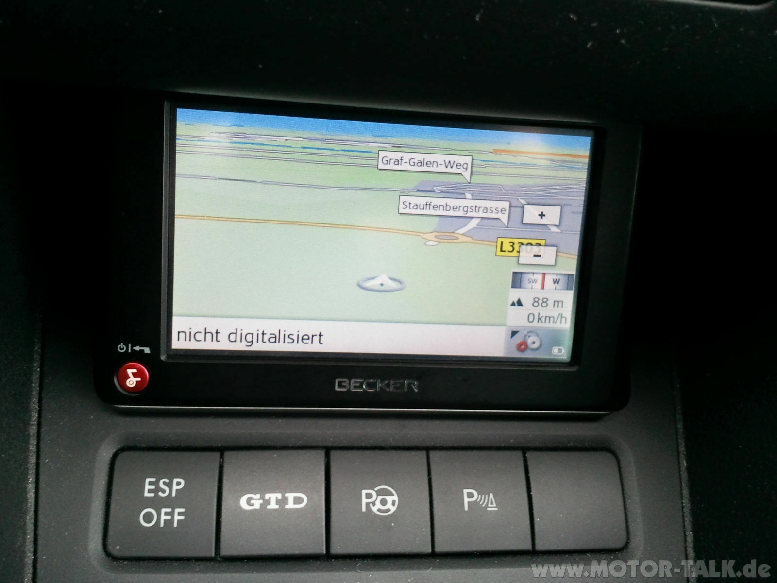 Einbaulösungen mobile Navis in Golf VI