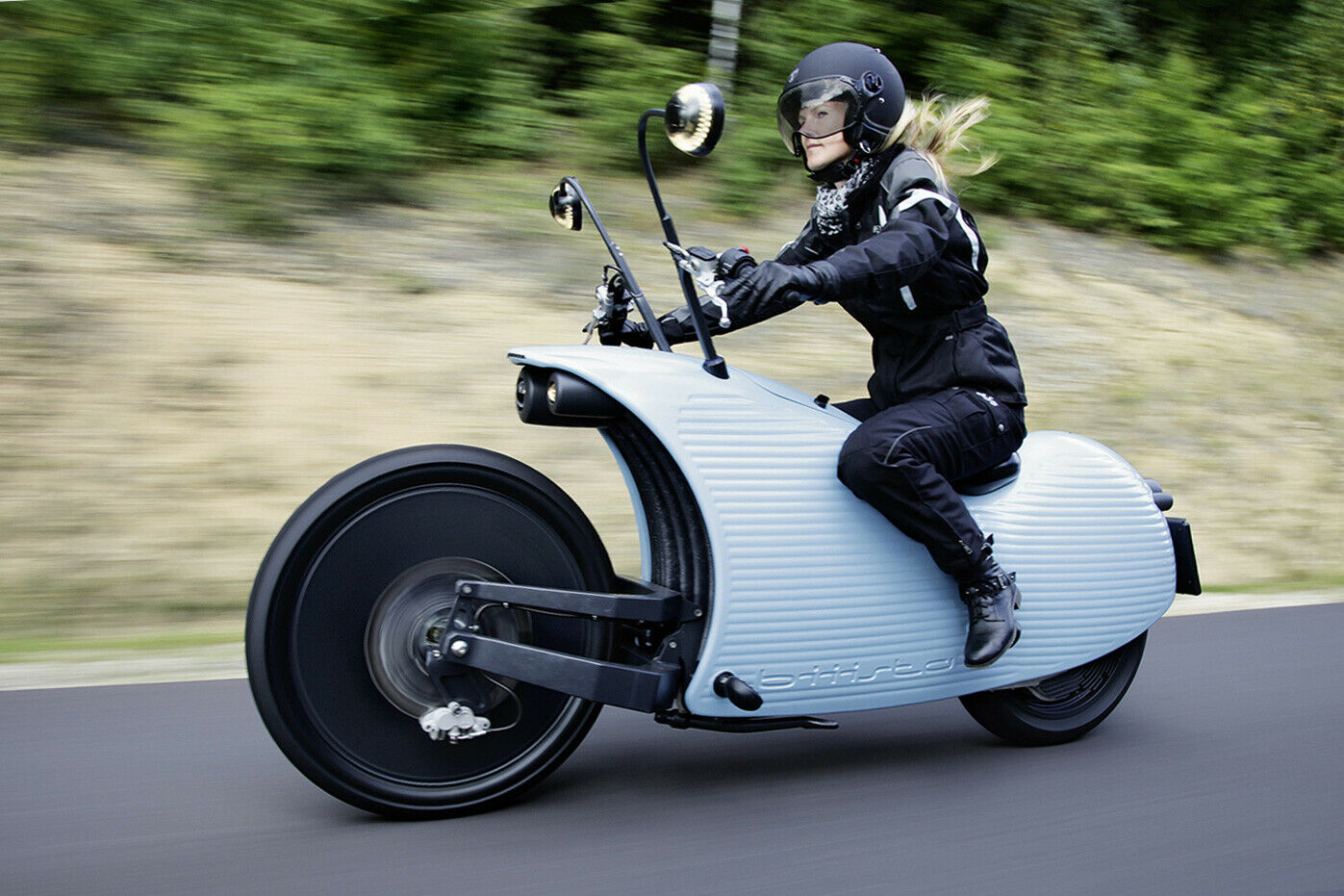 Das Elektromotorrad Johammer J1 sieht ziemlich freakig aus