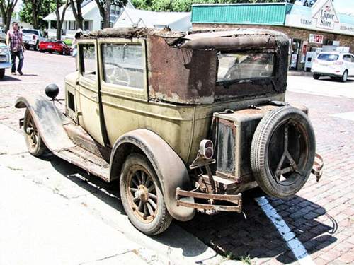 Dieser 1928er Durant gehörte Mildrets Onkel
