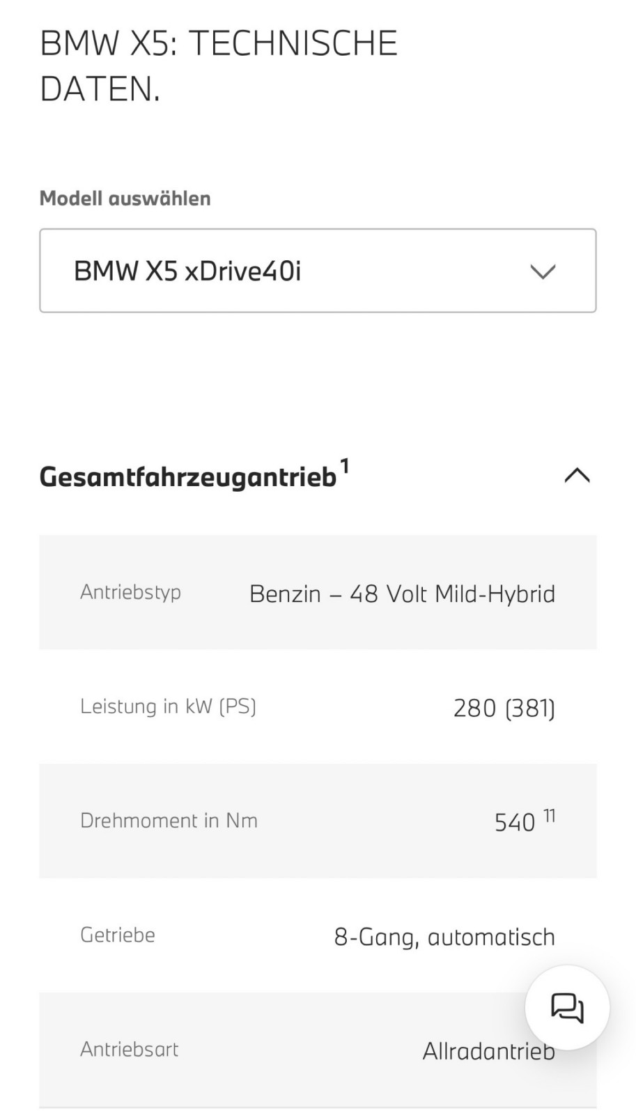 Einer der letzten mit knöpfchen X5 40 i