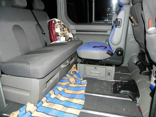 Vivaro sitzbank