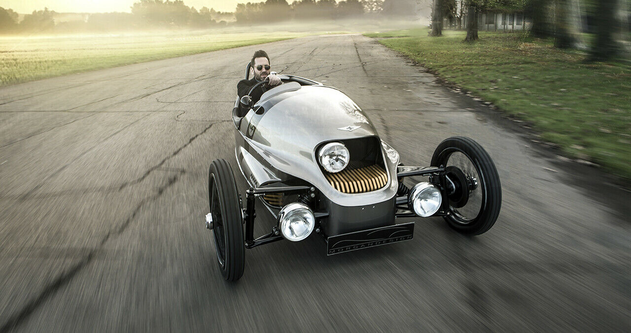Morgan EV3: Die englische Traditionsmarke baut ihren Threewheeler bald auch mit mit Elektroantrieb