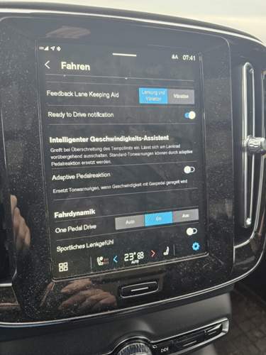 Intelligenter Geschwindigkeits Assistent