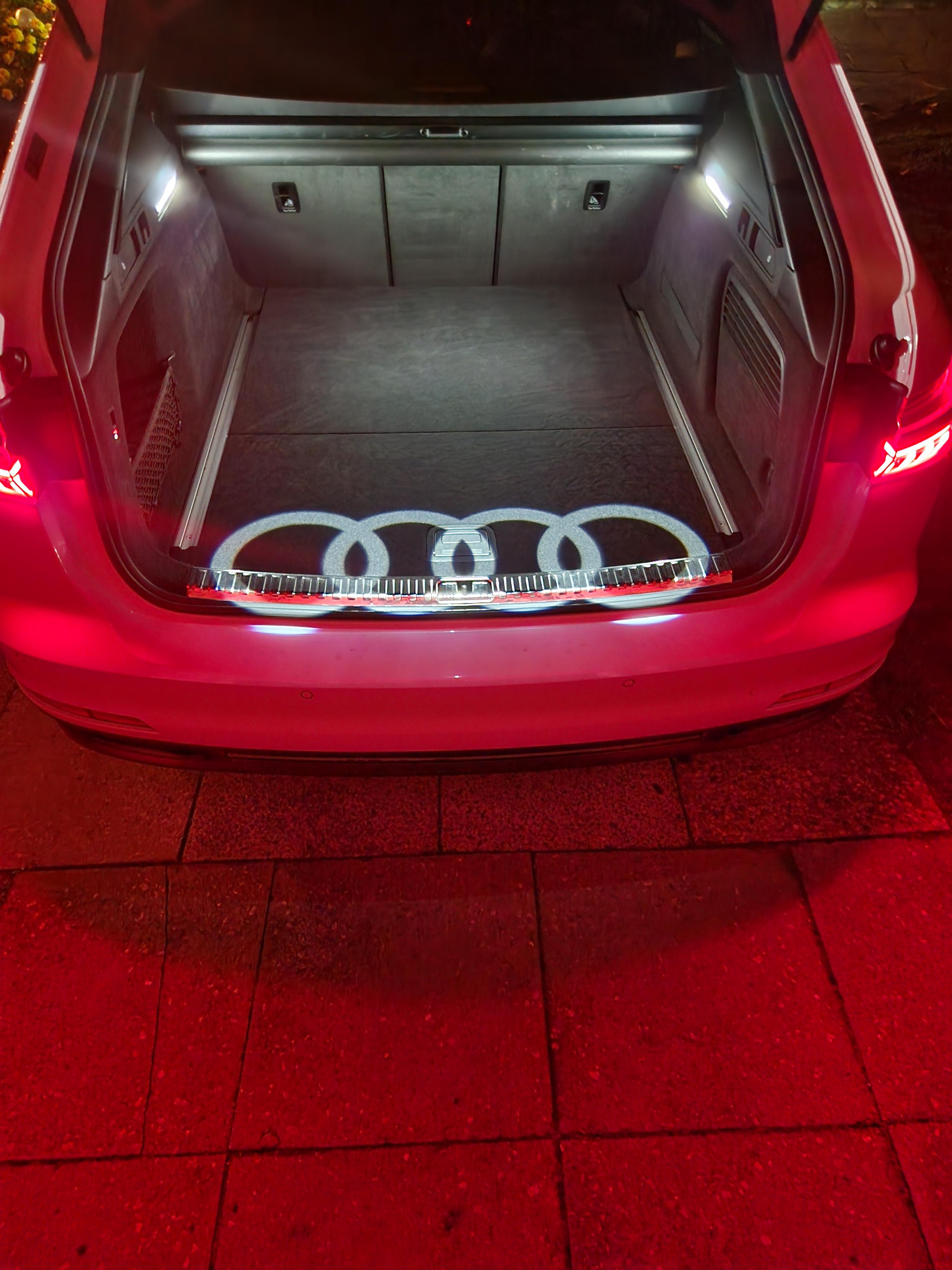 Einstiegsbeleuchtung Audi Ringe / Audi Sport