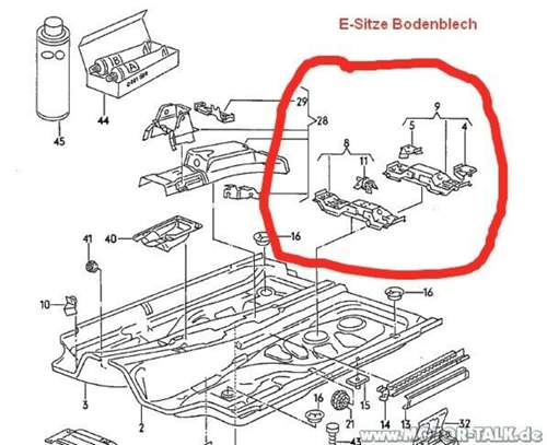 Bodenblech-e-sitze