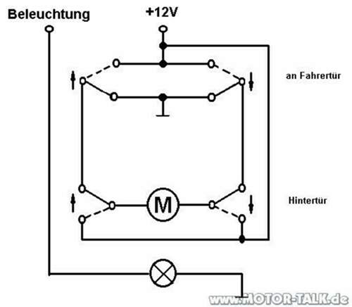 Fensterheberschaltung